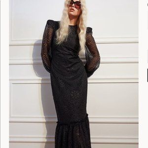 NWT H&M Vampires Wife Black lace dress Night Whisper